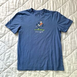 Blue Life is Good Golf Shirt